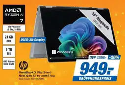 Expert hp OmniBook X Flip 2-in-1 Next Gen AI 16-ar077ng Angebot