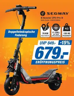 Expert SEGWAY E-Scooter ZT3 Pro D Angebot