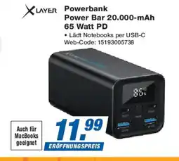 Expert XLayer Powerbank Power Bar 20.000-mAh 65 Watt PD Angebot