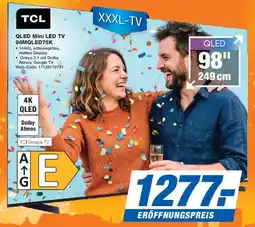 Expert TCL QLED Mini LED TV 98MQLED75K Angebot