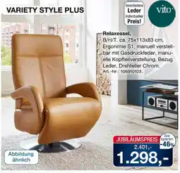Möbel Inhofer Relaxessel VITO Angebot