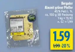 diska Bergader Almzeit grüner Pfeffer Angebot