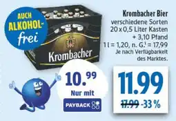 diska Krombacher Bier Angebot