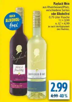 diska Maybach Wein Angebot