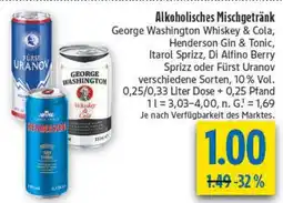 diska Alkoholisches Mischgetränk Angebot