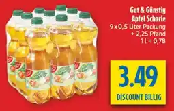 diska Apfel Schorle Angebot