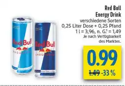 diska Red Bull Energy Drink Angebot