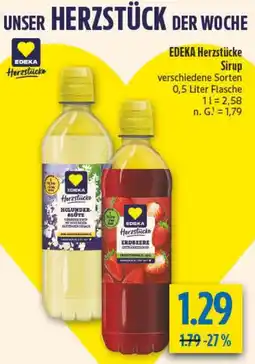 diska EDEKA Herzstücke Sirup Angebot