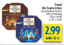 diska Trumpf Edle Tropfen in Nuss Angebot