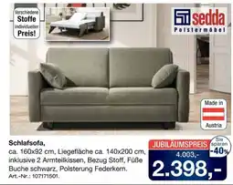 Möbel Inhofer sedda Schlafsofa Angebot