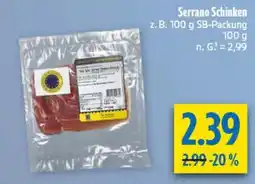diska Serrano Schinken Angebot