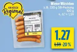 diska Wiener Würstchen Angebot