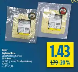diska Bauer Diplomat Käse Angebot