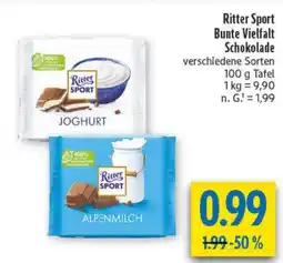 diska Ritter Sport Bunte Vielfalt Schokolade Angebot
