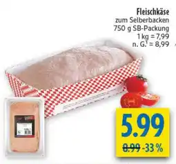 diska Fleischkäse zum Selberbacken Angebot