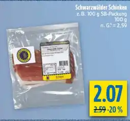 diska Schwarzwälder Schinken Angebot