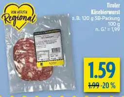 diska Tiroler Käsebierwurst Angebot