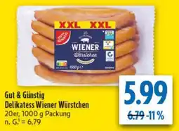 diska Delikatess Wiener Würstchen Angebot