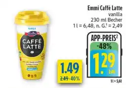 diska Emmi Caffé Latte vanilla Angebot