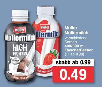 Famila Nord West Müller Müllermilch 400ml/500ml Angebot