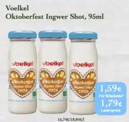LPG Biomarkt Voelkel Oktoberfest Ingwer Shot Angebot