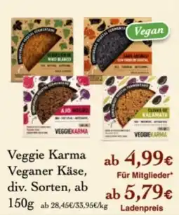 LPG Biomarkt Veggie Karma Veganer Käse Angebot