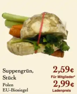 LPG Biomarkt Suppengrün, Stück Angebot