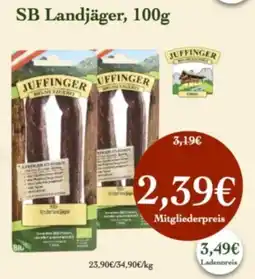 LPG Biomarkt SB Landjäger Angebot