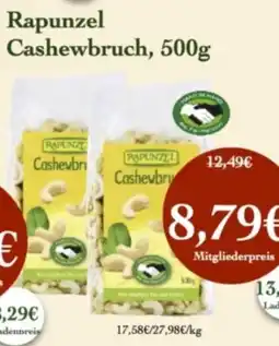 LPG Biomarkt Rapunzel Cashewbruch Angebot