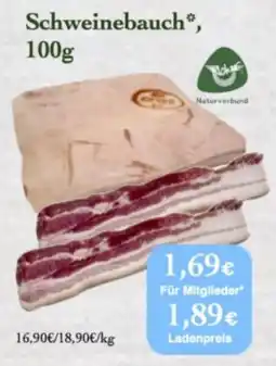 LPG Biomarkt Schweinebauch* Angebot