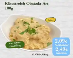 LPG Biomarkt Käsestrech Obatzda-Art Angebot