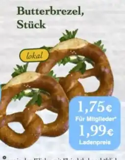 LPG Biomarkt Butterbrezel, Stück Angebot