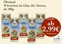 LPG Biomarkt Ökoland Wiener Würstchen Angebot