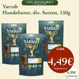 LPG Biomarkt Yarrah Hundefutter Angebot