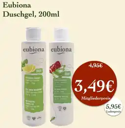 LPG Biomarkt Eubiona Duschgel Angebot