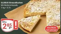 Globus GLOBUS Streuselkuchen Angebot
