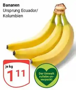 Globus Bananen Angebot