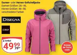 Globus DISEGNA Damen oder Herren-Softshelljacke Angebot