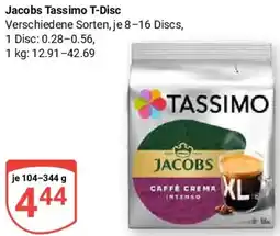 Globus Jacobs Tassimo T-Disc Angebot
