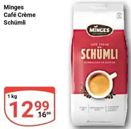 Globus Minges Café Crème Schümli Angebot