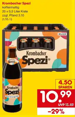 Netto Getränke Discount Krombacher Spezi Angebot