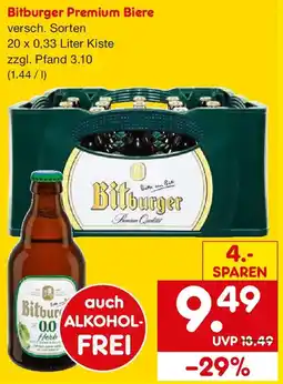 Netto Getränke Discount Bitburger Premium Biere Angebot