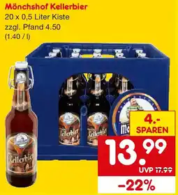 Netto Getränke Discount Mönchshof Kellerbier Angebot