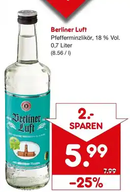 Netto Getränke Discount Berliner Luft Pfefferminzlikör Angebot