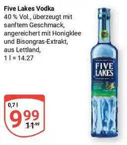Globus Five Lakes Vodka Angebot
