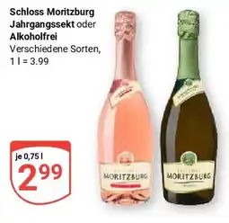 Globus Schloss Moritzburg Jahrgangssekt oder Alkoholfrei Angebot