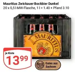 Globus Mauritius Zwickauer Bockbier Dunkel Angebot