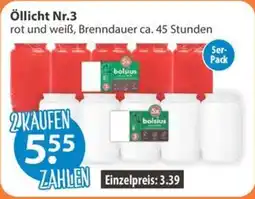 V Markt Öllicht Nr.3 bolsius Angebot