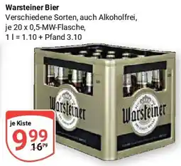 Globus Warsteiner Bier Angebot