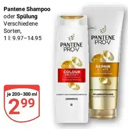 Globus Pantene Shampoo oder Spülung Angebot